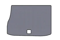 Citroen DS-5 2011–2015 Gumijas bagāžnieka paklājiņš Carsuit (HB, hibrīds/automāts, pelēks) foto 1