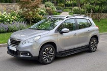 Peugeot 2008 2013–2019 Sānu sliekšņi RedLine Black (2 gab., alumīnijs) foto 1
