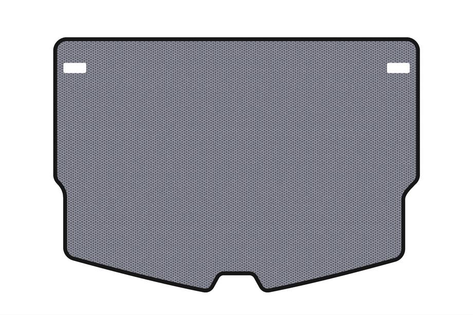 Nissan Note 2012–2020 Gumijas bagāžnieka paklājiņš Carsuit (HB, pelēks) Foto 1