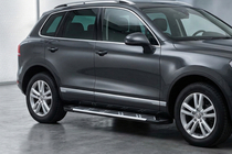 Porsche Cayenne 2003–2010 Sānu sliekšņi Sunrise (2 gab., alumīnijs) foto 1