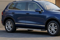 Porsche Cayenne 2003–2010 Sānu sliekšņi Duru (2 gab., alumīnijs) foto 1
