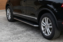 Porsche Cayenne 2003–2010 Sānu pakāpieni Maydos V1 (2 gab., alumīnijs ↗ nerūsējošais tērauds) foto 1