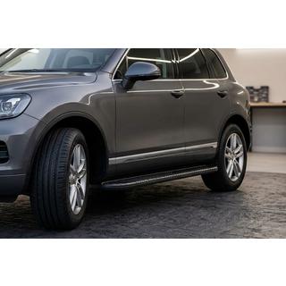 Sānu pakāpieni Bosphorus Black (2 gab., alumīnijs) Porsche Cayenne 2003–2010 foto 1