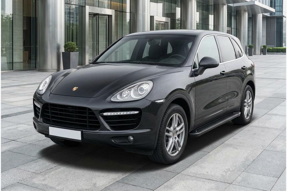 Porsche Cayenne 2010–2017 Sānu sliekšņi Allmond Black (2 gab., alumīnijs) Image