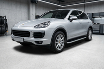 Porsche Cayenne 2010–2017 Sānu pakāpieni Tayga (2 gab., alumīnijs) foto 1