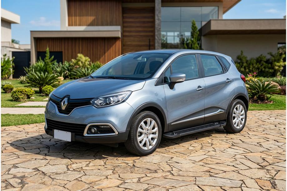 Renault Captur 2013–2019 Sānu sliekšņi RedLine Black (2 gab., alumīnijs) Image