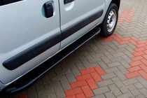 Renault Kangoo 1998–2008 Sānu pakāpieni Allmond Black (2 gab., alumīnijs) foto 1