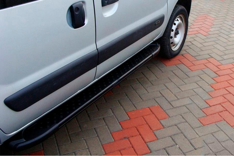 Renault Kangoo 1998–2008 Sānu pakāpieni Allmond Black (2 gab., alumīnijs) Image