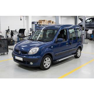 Sānu sliekšņi Line (2 gab., alumīnijs) Renault Kangoo 1998–2008 foto 1