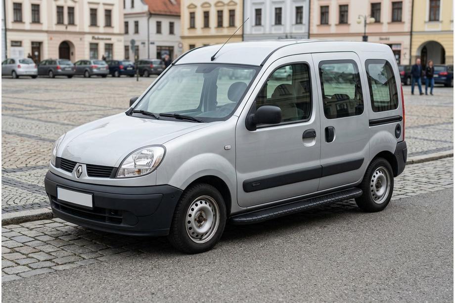 Renault Kangoo 1998–2008 Sānu pakāpieni Bosphorus Black (2 gab., alumīnijs) Image