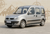 Renault Kangoo 1998–2008 Sānu pakāpieni Tayga Grey (2 gab., alumīnijs) foto 1