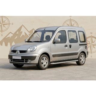 Sānu pakāpieni Tayga Grey (2 gab., alumīnijs) Renault Kangoo 1998–2008 foto 1
