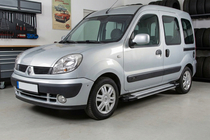 Renault Kangoo 1998–2008 Sānu pakāpieni Rainbow (2 gab., alumīnijs) foto 1