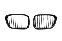 BMW 5. sērija E39 1996–2003 1-Bar nieru reste (2000-2003, melns spīdīgs) foto 2