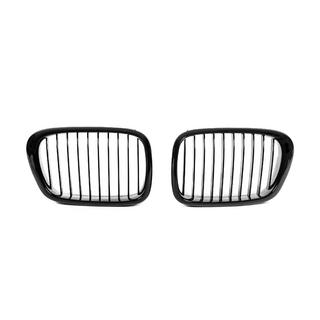 1-Bar nieru reste (2000-2003, melns spīdīgs) BMW 5. sērija E39 1996–2003 foto 2