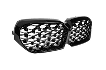 BMW 5. sērija G30/G31 2017–2023 Nieru restes Diamond Black (2021-2023) foto 4