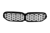 BMW 5. sērija G30/G31 2017–2023 Nieru restes Diamond Black (2021-2023) foto 5