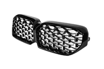 BMW 5. sērija G30/G31 2017–2023 Nieru restes Diamond Silver (2021-2023) foto 3