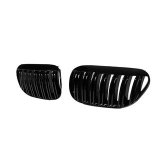 Nieres restes M-Look (spīdīgi melnas) BMW 6. sērija E63/E64 2003–2010 foto 3