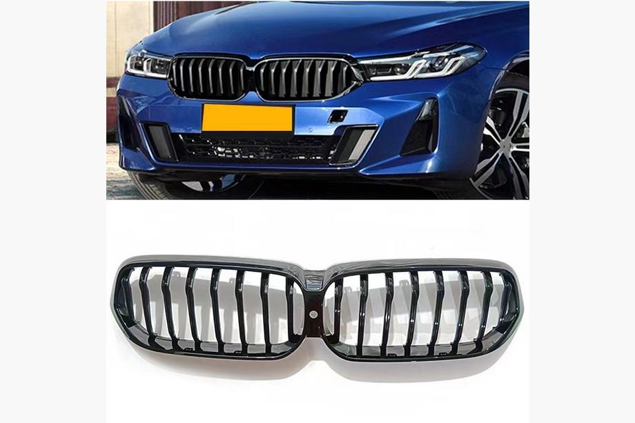 BMW 6. sērija G32 2017– 1-Bar nieru režģis (2020-2023, spīdīgi melns) Image