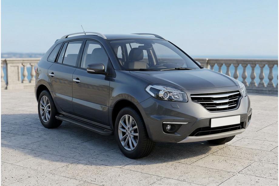 Renault Koleos 2008–2016 Sānu sliekšņi Allmond Black (2 gab., alumīnijs) Image