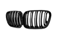 BMW X5 E53 1999–2006 Nieru režģi M-Look (1999-2003, spīdīgi melni) foto 2