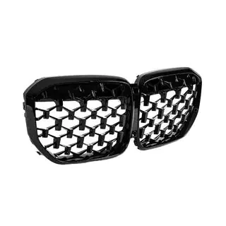 Nieru režģi Diamond Black (2018-2022, spīdīgi melns) foto 4