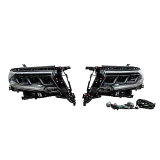 Priekšējie lukturi Lexus-design-3-LED V2 (2017+, 2 gab.) Toyota Land Cruiser Prado 150 2009–2023 foto 1