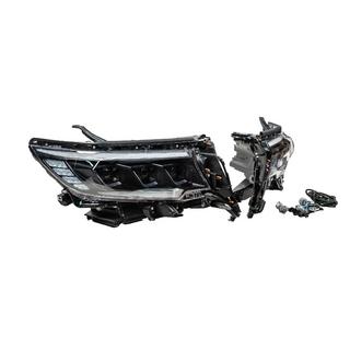 Priekšējie lukturi Lexus-design-3-LED V2 (2017+, 2 gab.) Toyota Land Cruiser Prado 150 2009–2023 foto 3