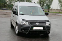 Volkswagen Caddy 2004–2010 Kengurina stienis WT004 Black (nerūsējošais tērauds) foto 4