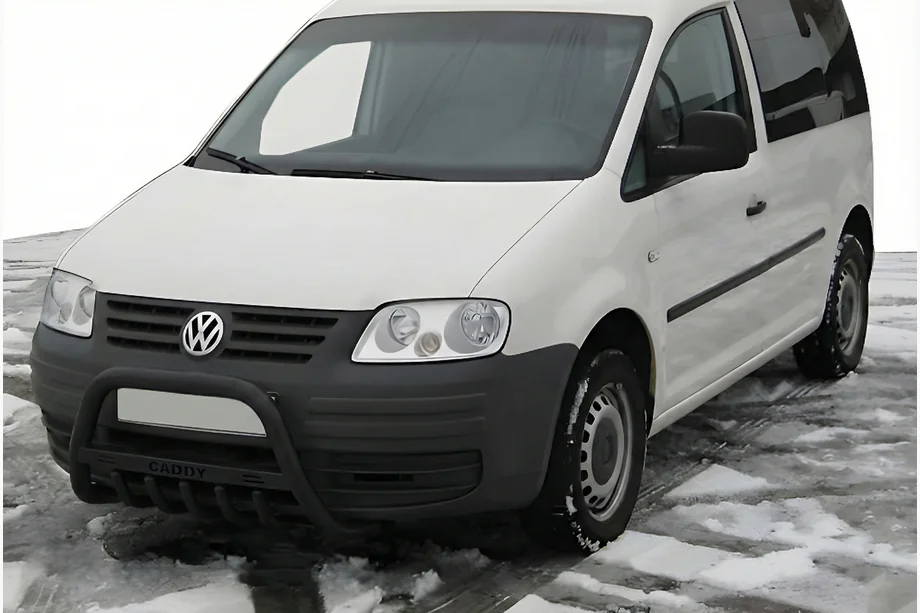 Volkswagen Caddy 2004–2010 Kengurina stienis WT004 Black (nerūsējošais tērauds) Image