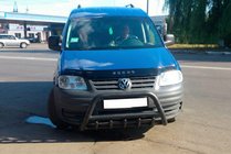 Volkswagen Caddy 2004–2010 Bullbar WT003 Black (nerūsējošais tērauds) foto 3