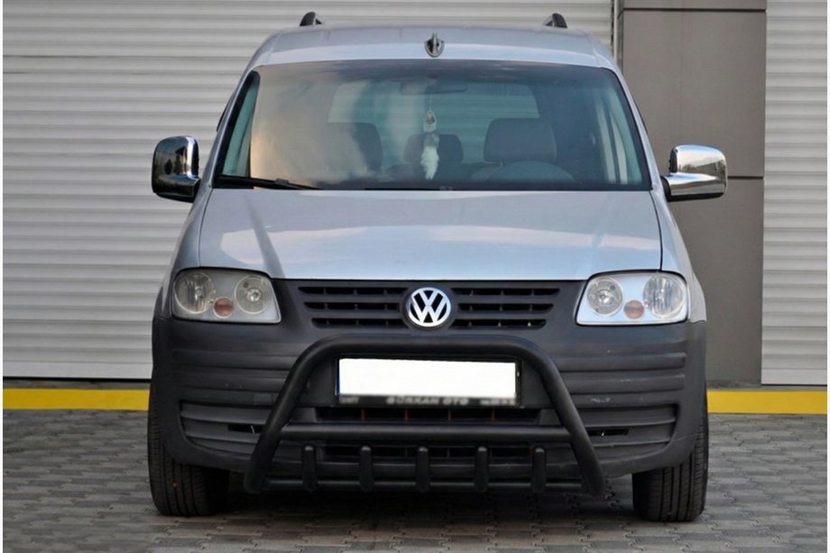 Volkswagen Caddy 2004–2010 Bullbar WT003 Black (nerūsējošais tērauds) Image
