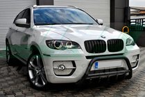 BMW X5 E70 2007–2013 Bullbar WT003 Black (nerūsējošais tērauds) foto 1