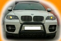 BMW X6 E71 2008–2014 Bullbar WT003 Black (nerūsējošais tērauds) foto 4
