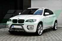 BMW X6 E71 2008–2014 Bullbar WT003 Black (nerūsējošais tērauds) foto 2