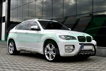 BMW X6 E71 2008–2014 Bullbar WT003 Black (nerūsējošais tērauds) foto 3