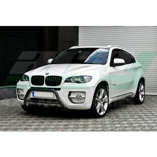 Bullbar WT003 Black (nerūsējošais tērauds) BMW X6 E71 2008–2014 foto 2