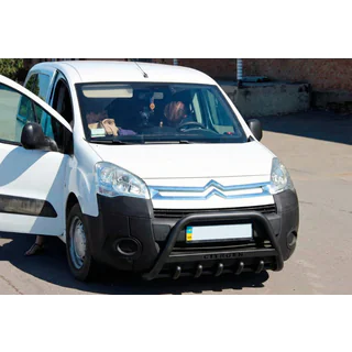 Kengurina stienis WT004 Black (nerūsējošais tērauds) Citroen Berlingo 2008–2018 foto 3