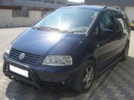 Volkswagen Sharan 1995–2010 Bullbar WT003 Black (nerūsējošais tērauds) foto 2