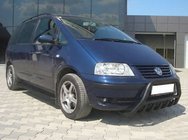 Volkswagen Sharan 1995–2010 Bullbar WT003 Black (nerūsējošais tērauds) foto 3