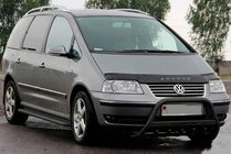 Volkswagen Sharan 1995–2010 Kengurina stienis WT004 Black (nerūsējošais tērauds) foto 1