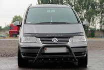 Volkswagen Sharan 1995–2010 Kengurina stienis WT004 Black (nerūsējošais tērauds) foto 2