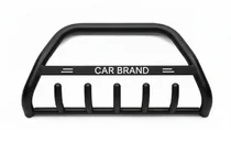 Volkswagen Tiguan 2007–2016 Kengurina stienis WT004 Black (nerūsējošais tērauds) foto 4