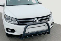Volkswagen Tiguan 2007–2016 Kengurina stienis WT004 Black (nerūsējošais tērauds) foto 3