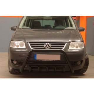 Bullbar WT003 Black (nerūsējošais tērauds) Volkswagen Touran 2003–2010 foto 1