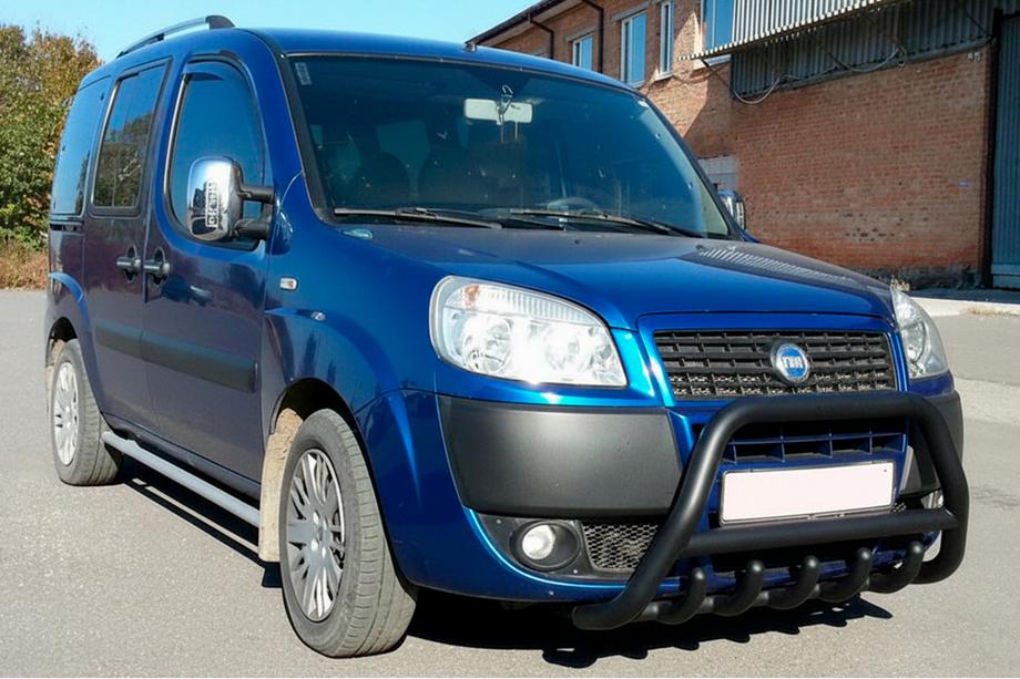 Fiat Doblo I 2005–2010 Bullbar WT003 Black (nerūsējošais tērauds) Image
