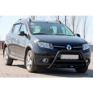 Bullbar WT003 Black (nerūsējošais tērauds) foto 3