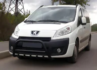 Fiat Scudo 2007–2015 Bullbar WT003 Black (nerūsējošais tērauds) foto 1