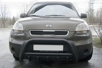 Kia Soul I 2008–2013 Bullbar WT003 Black (nerūsējošais tērauds) foto 1